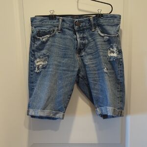 Abercrombie & Fitch Blue Jean Shorts
